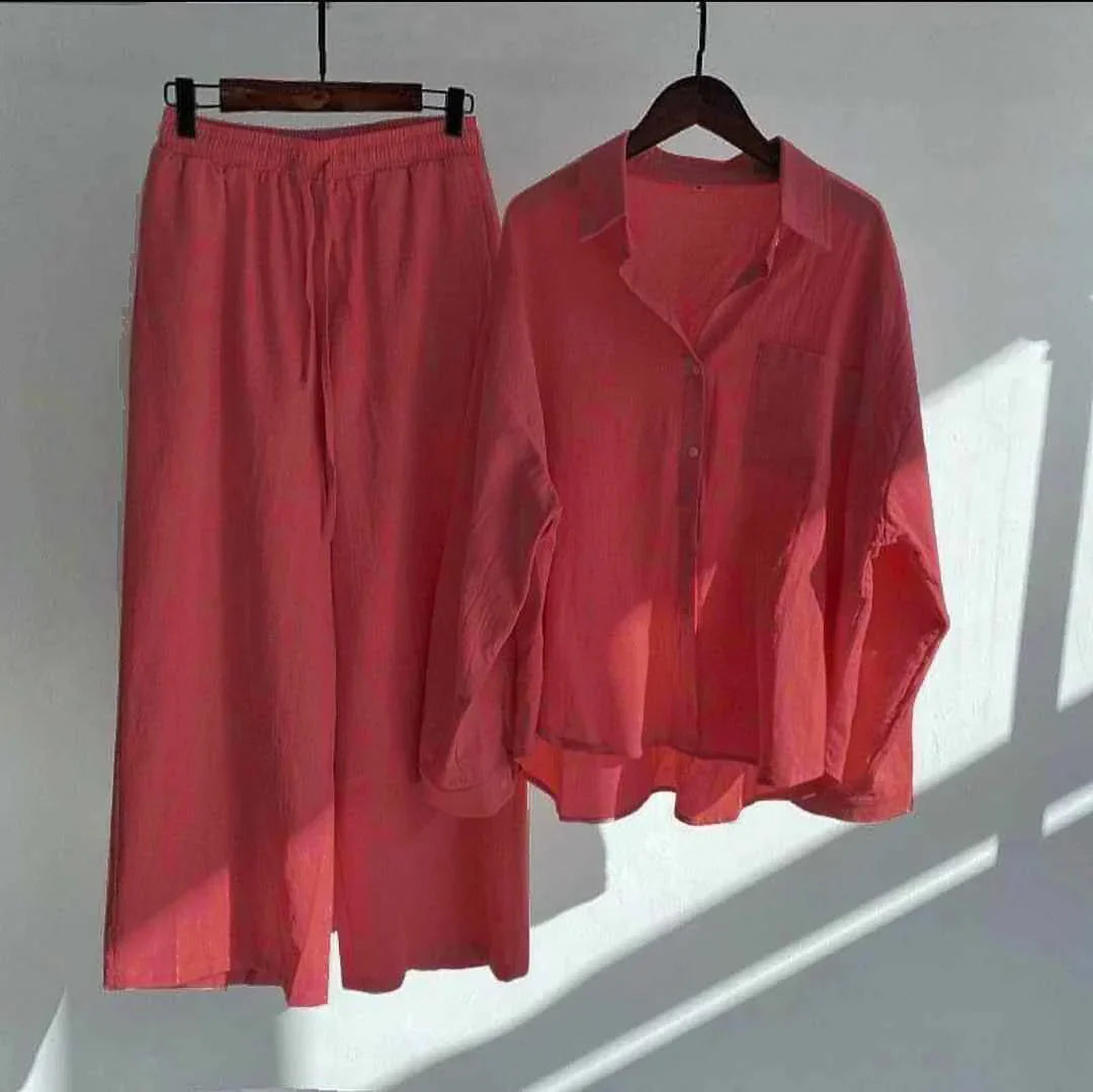 2-Pcs Stiched Co-Ord Set. (Assorted)